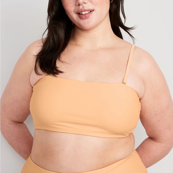 NWT OLD NAVY Bandeau Swim Top COLOR SUNFISH LARGE - Picture 7 of 9